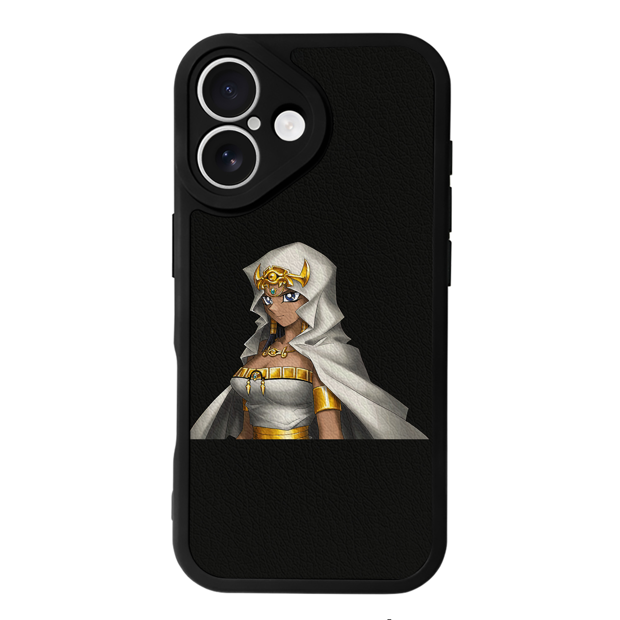（画像用） 遊☆戯☆王 Yu-Gi-Oh! 【iPhone 16シリーズ対応】シリコンスマホケース（レザー調） 材質：シリコン